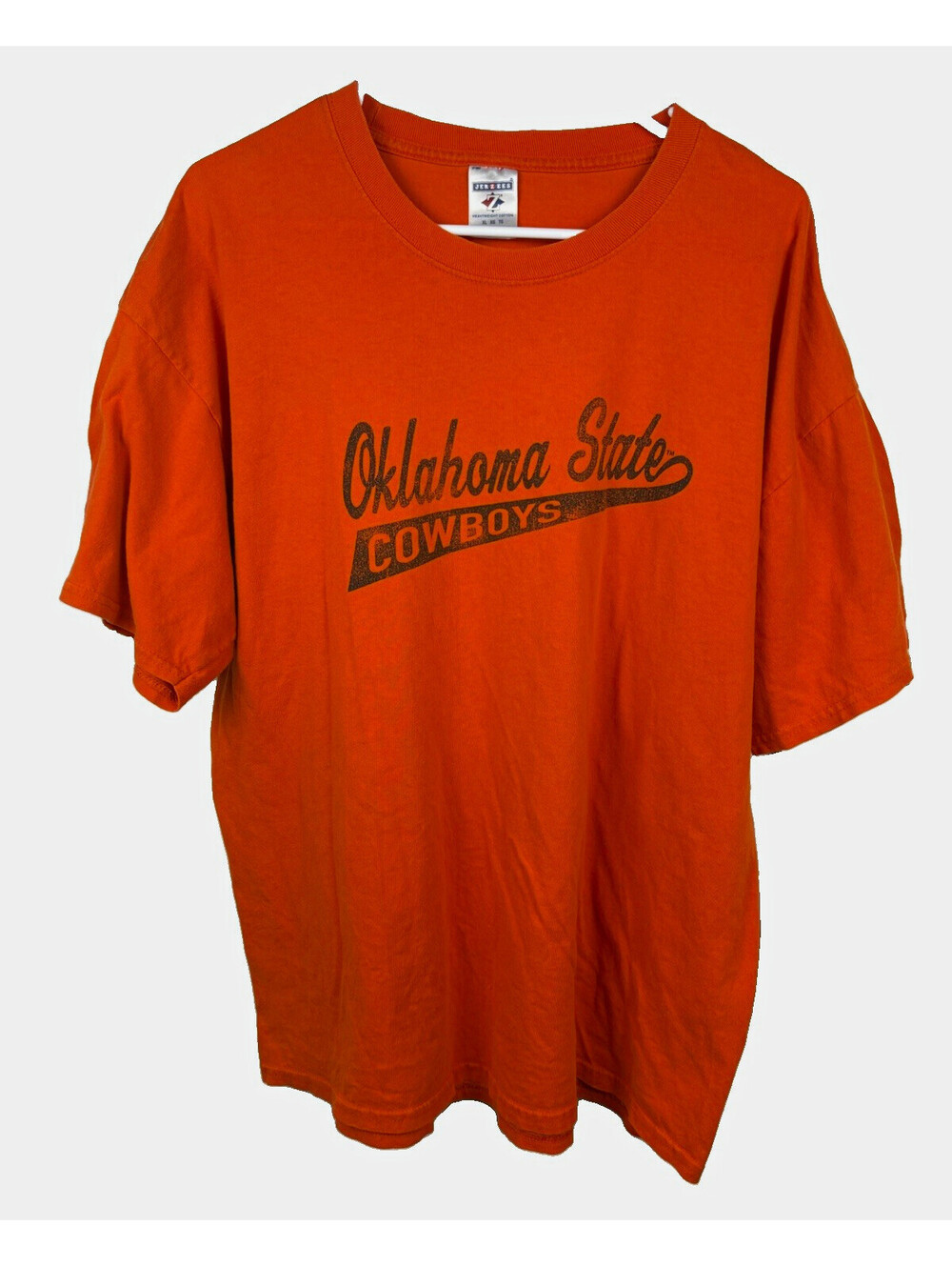 Vintage Oklahoma State Cowboys T-Shirt Jerzees Orange Size XL